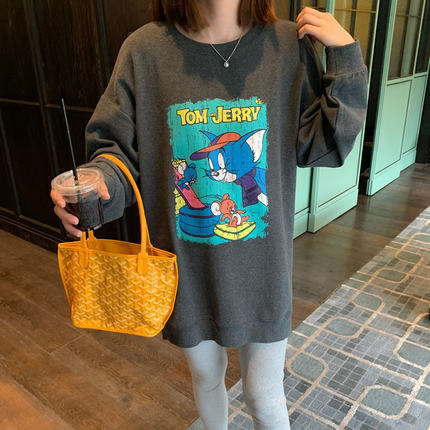孕妇装秋装上衣卫衣中长款加绒打底外套连衣裙时尚春秋款秋冬冬装