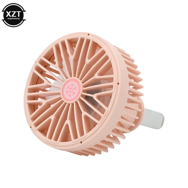 网红Car Fan USB Fan Air Outlet Lighting LED Creative Car Car