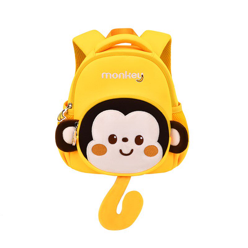 幼儿园书包男孩猴子男童宝宝儿童小背包外出双肩包可爱卡通婴幼儿