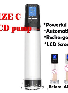Electric Vacuum Penis Pump Enlargement for Men Artificial M