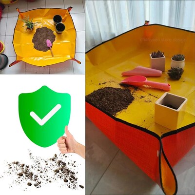 Waterproof Foldable Planting Mat Garden Potting Pad for Plan
