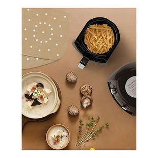 Air-Fryer-Pads 200-Sheets Square Steamer-Paper/silicone-Pape