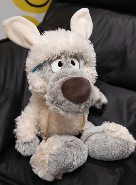 可爱NICI小羊披着羊皮的狼公仔乌D尔维毛绒玩具睡觉儿童礼物布娃