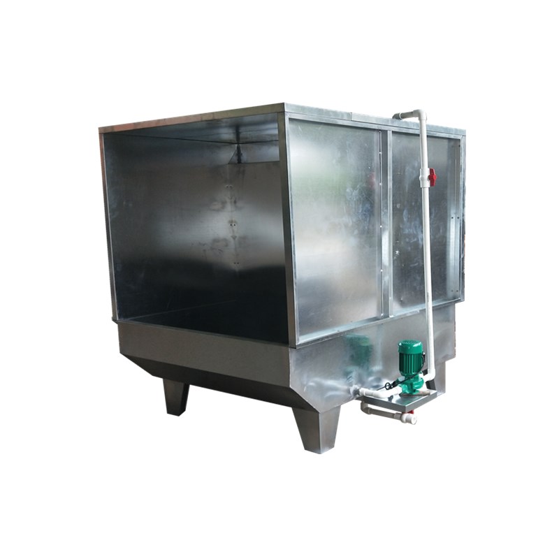 供环保型水帘柜喷漆台小型不锈钢水帘机除尘排废气水濂柜喷涂房新