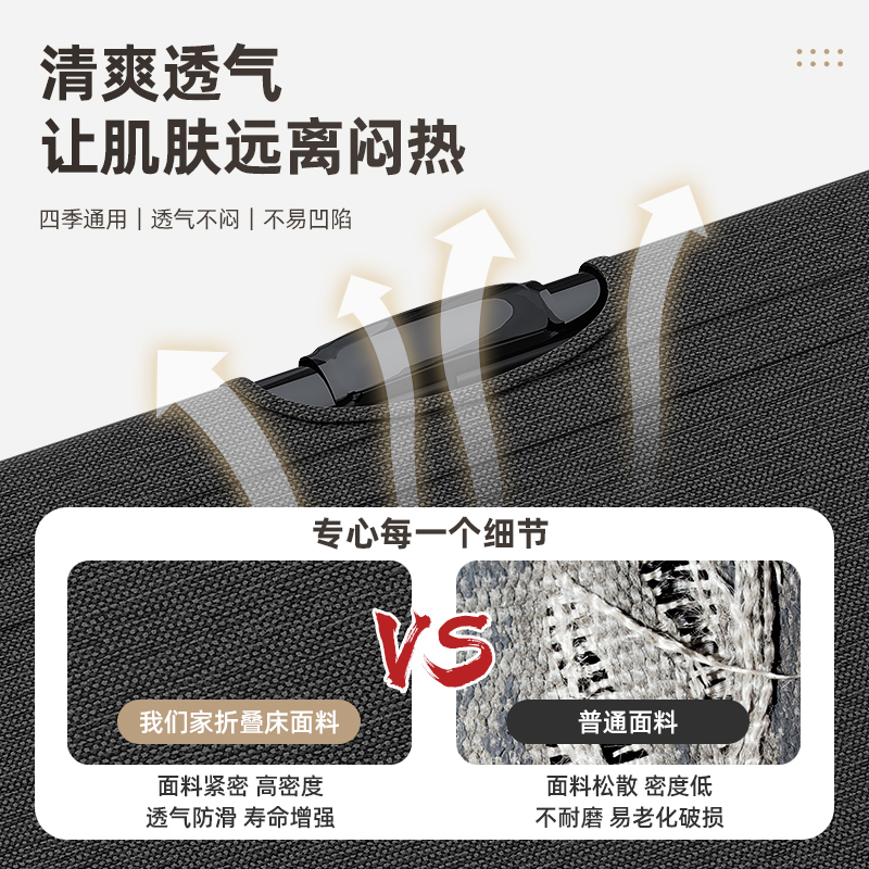 折叠床单人床便携多功能躺椅办公室午休神器简易家用成人午睡行军