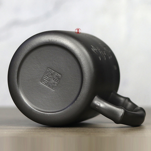 石黄紫砂杯带盖杯中式大容量泡茶杯男士宜兴家用水杯陶瓷杯子