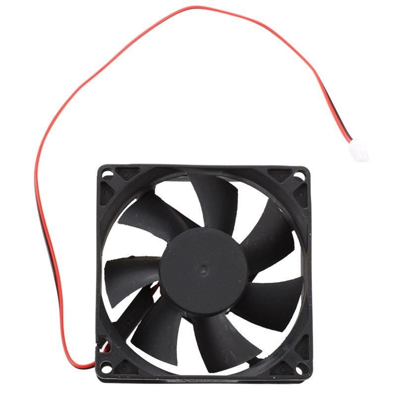 80mm DC 12V 2pin PC Computer Desktop Case CPU Cooler Cooling