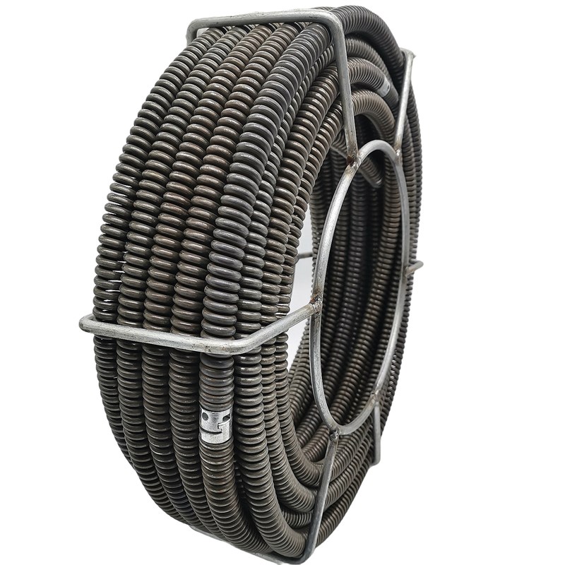 管道疏通机弹簧16毫米加密加粗搅鞭电钻电锤钢丝簧通下水道疏通器