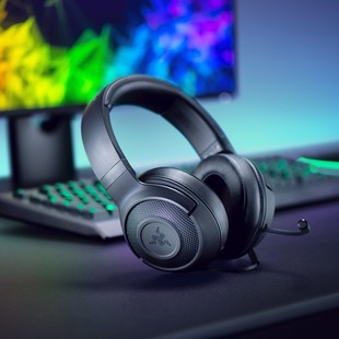 Razer雷蛇北海巨妖标准版 耳机7.1P声道电竞游戏电脑耳麦 X头戴式