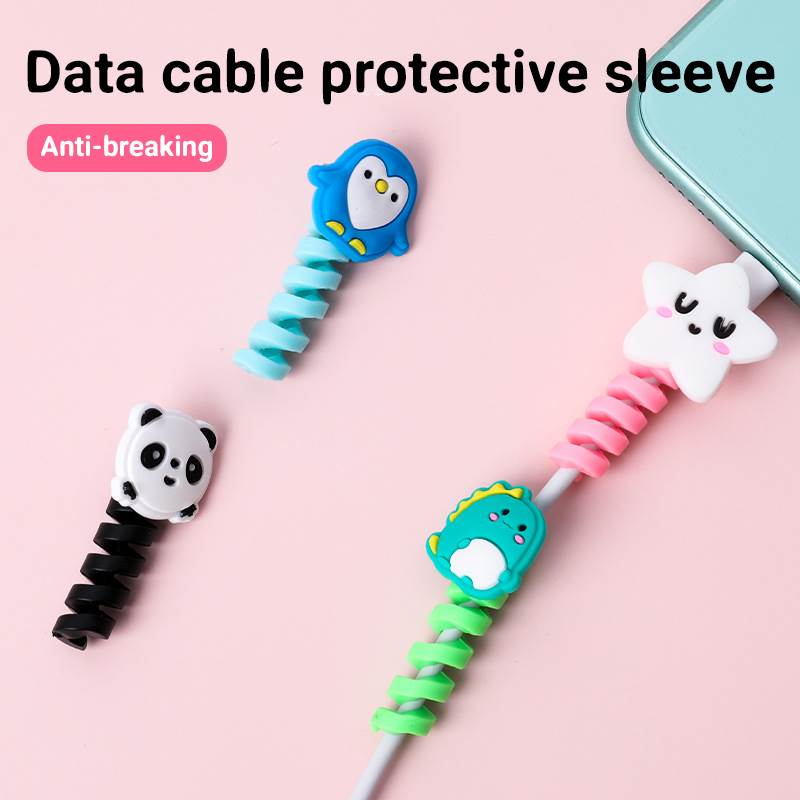 速发2023 New Cartoon Cable Protector Data Line Earphone Cabl