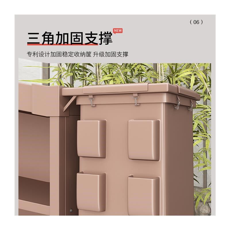 布草车酒店工作车宾馆手推不锈钢多功能保洁车客房打扫卫生清洁车