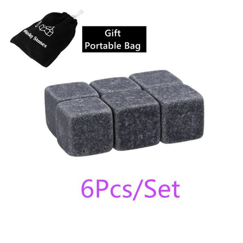 Reusable Ice-Cube Whiskey Champagne Chill Ice Stones Portabl