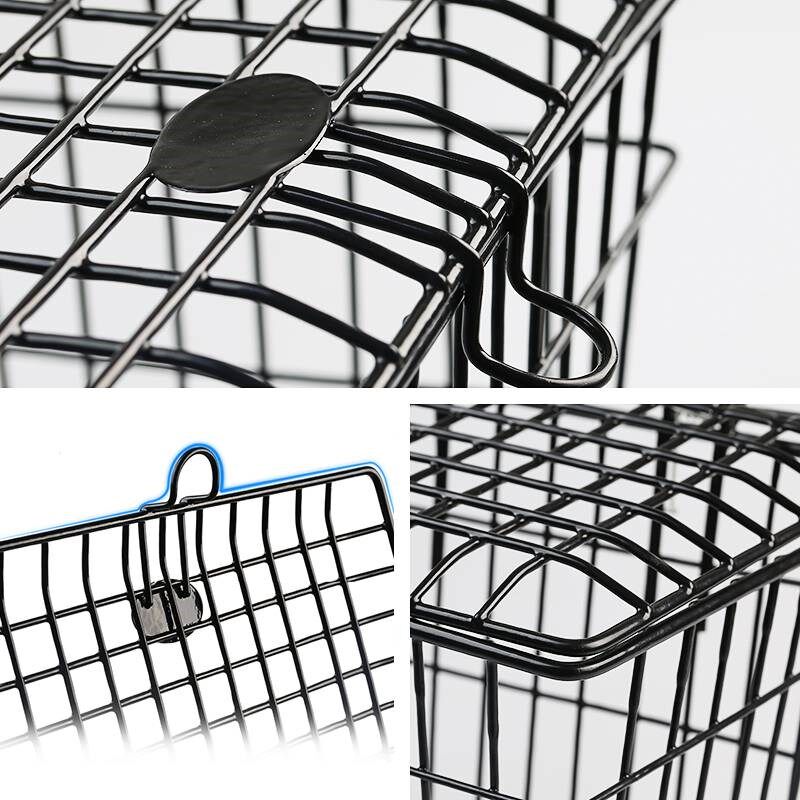 加粗带盖车篮子山地车车筐车篮学生自行车后筐篮子后座自行车配件