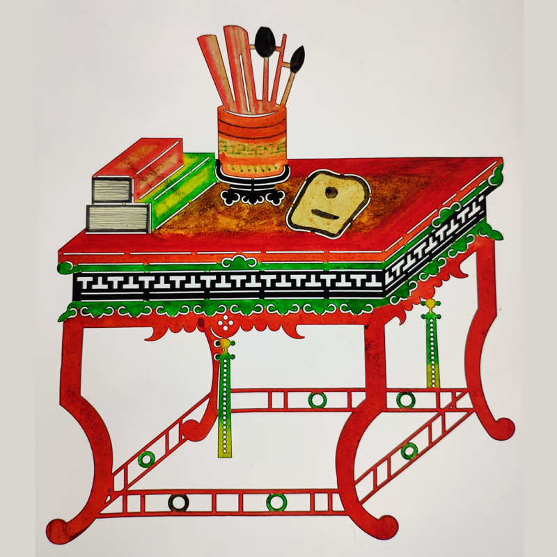 皮影戏专业戏箱唱戏专用桌椅陈设道具人物表演人偶灯影戏