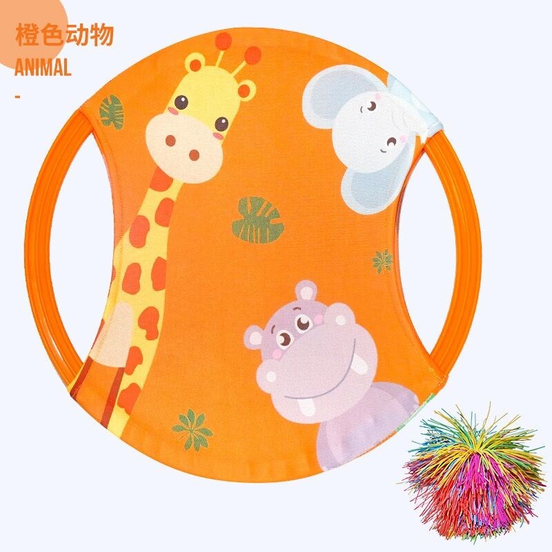 速发儿童弹弹圈抛接球幼儿感统训练器材户外运动托盘亲子益智互动