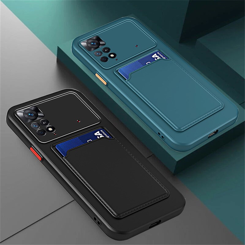 速发For Poco M4 Pro 5G 4G X4 F3 M3 Card Slot Bag Holder Phon