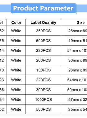99012 1 Roll 36*89mm for DYMO 99012 Label Thermal Paper 260P