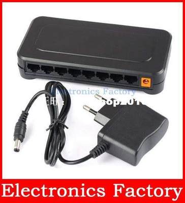 8 Port 10 / 100Mbps Fast quickly RJ45 Ethernet Network Nway
