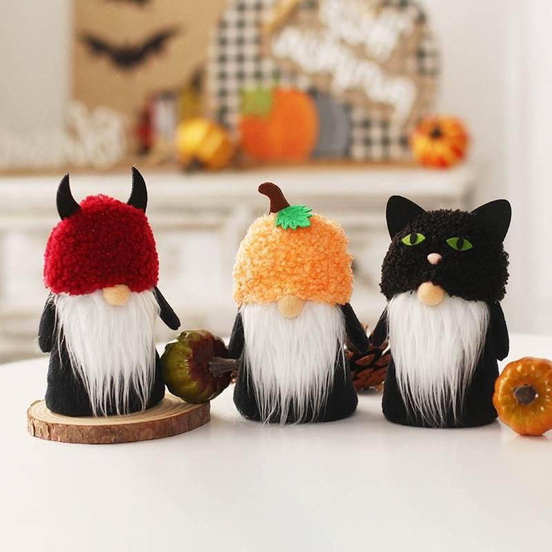 极速newHalloween Decorations Ins Cute Wind Ghost Pumpkin Fac 节庆用品/礼品 圣诞装饰品 原图主图