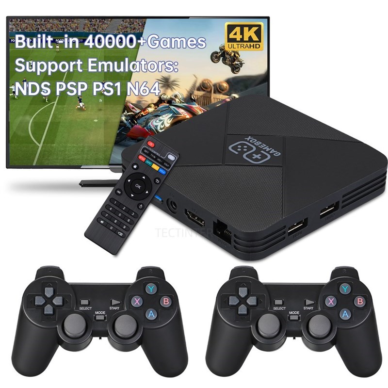 速发Dual-System 4K Video Game Console TV Game Player Wireles