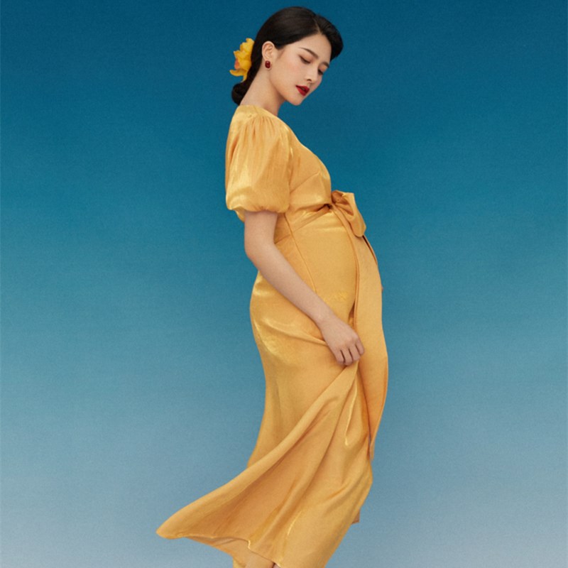 新款韩版孕妇主题服饰影楼孕妇写真服装拍照O摄影时尚艺术拍照衣
