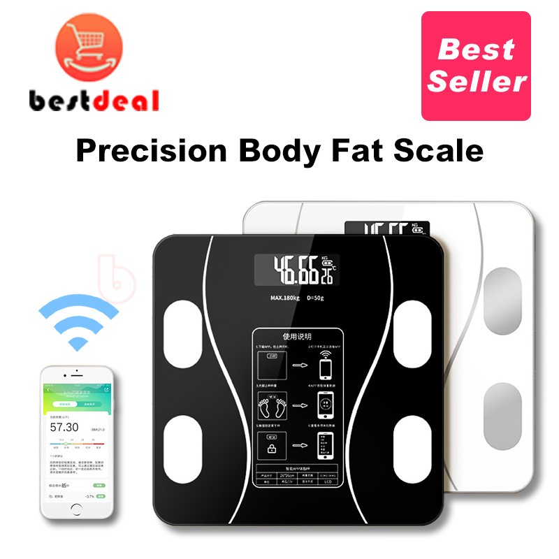 极速Body fat scale intellient Fat electronic scales English 个人护理/保健/按摩器材 体重秤/健康秤/体脂秤 原图主图