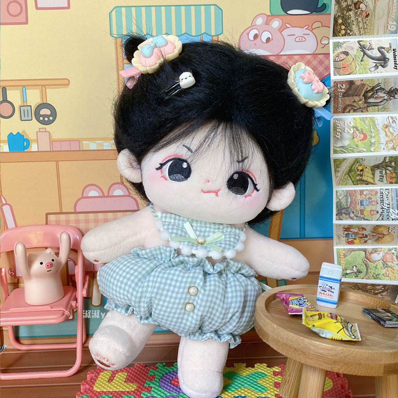 娃衣20cm15cm10cm现货面包裤口水巾棉花娃娃裤子可爱毛绒公仔配饰