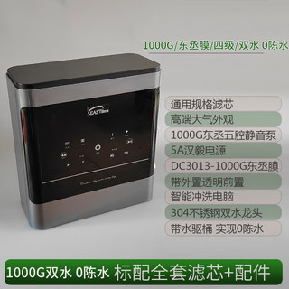 东丞家用净水器直饮厨下式1000G反渗透RO纯水机800G静音DIY过滤机