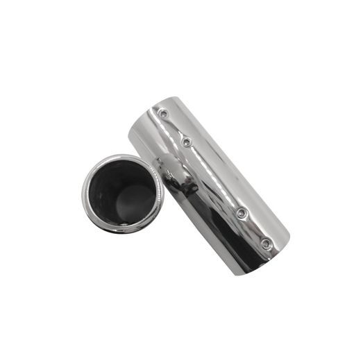 316不锈钢90度船用25mm/32mm直通二通圆管连接零件接头游艇配件