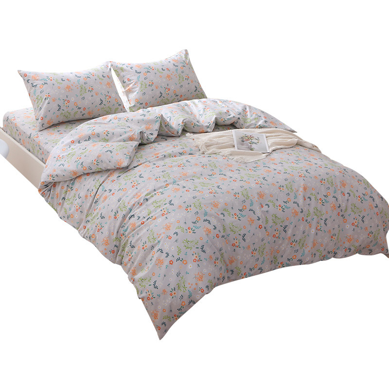 【新品】四件套全棉可爱碎花公主风田园床品4件套100纯棉加厚斜纹