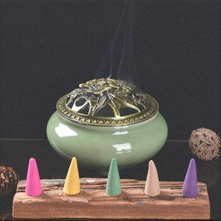 creative ceramic indoor incense coil large 速发Household