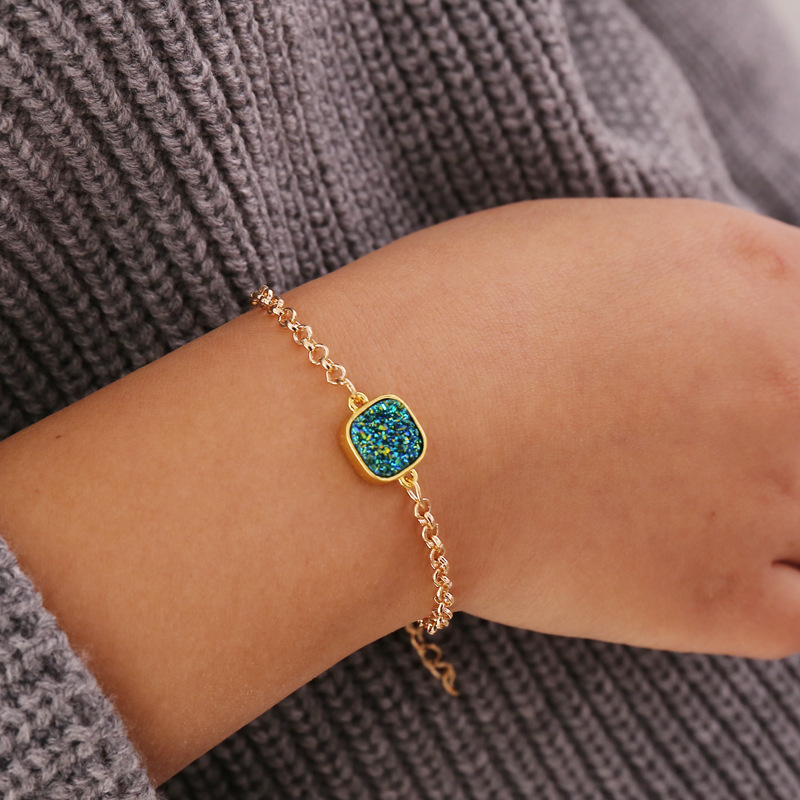 Jewelry Luminous Blue Simple Bracelet Bohemian Versatile Per-封面