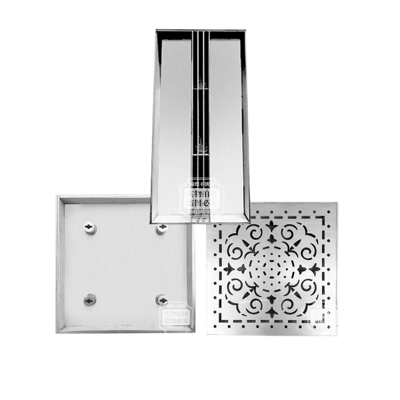 304不锈钢排水井盖阴阳缝隙式检查井隐形装饰雨水口污水窨井盖板