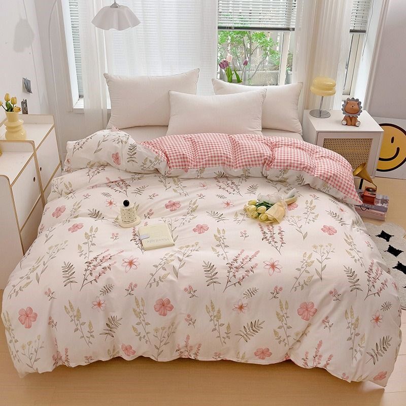 全棉被套单件1.5*2.15米学生单人宿舍200x230x229cm双人纯棉被罩