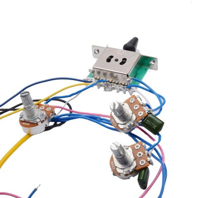 电吉他单单双拾音器全套线路带拾音器电位器 ST电吉他集成线路