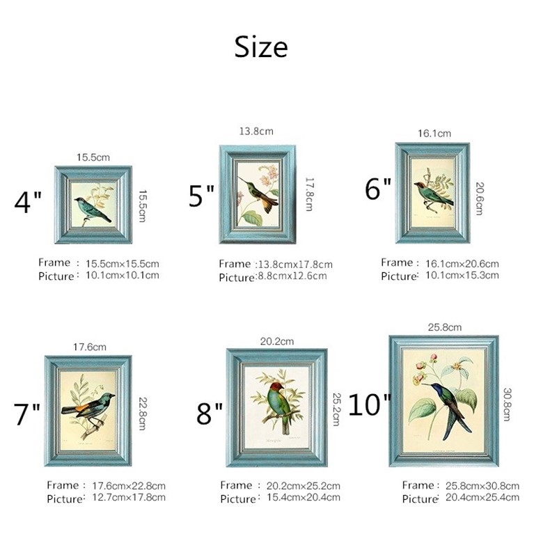 American Vintage Style PS Material Photo Frame 4-10