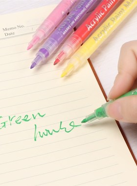 1PC 12 Color Permanent Acrylic Paint Marker Pen for Ceramic