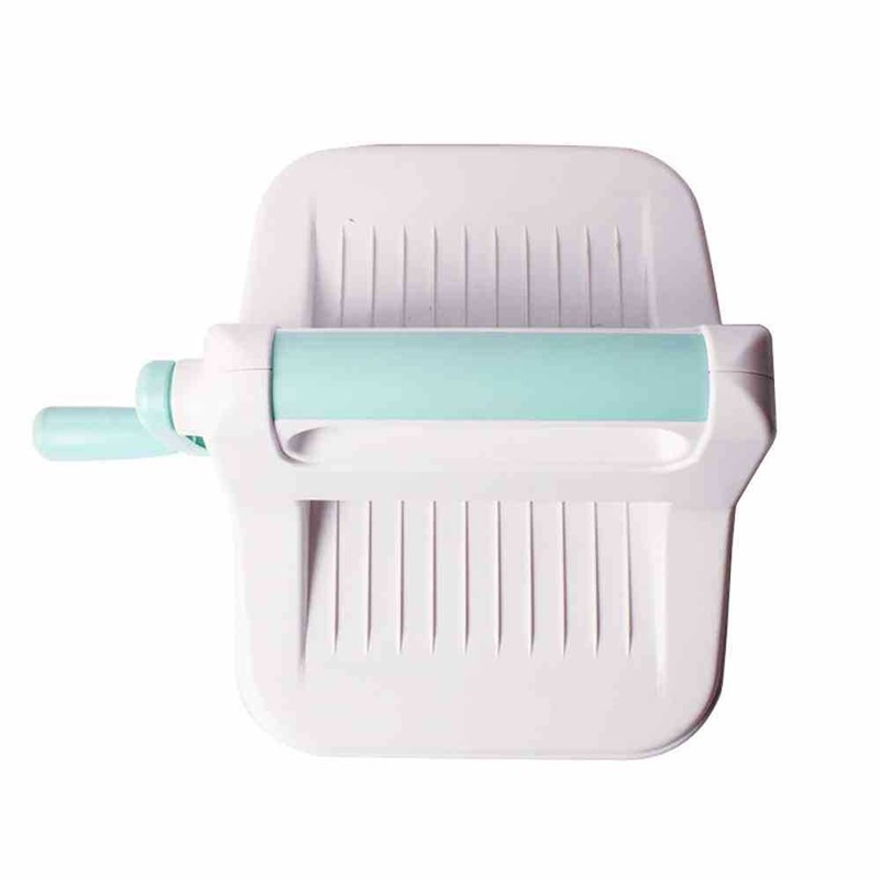 A5 diy手工手账贺卡碳钢压花模切机手摇式纸艺机滚花刀模压花机