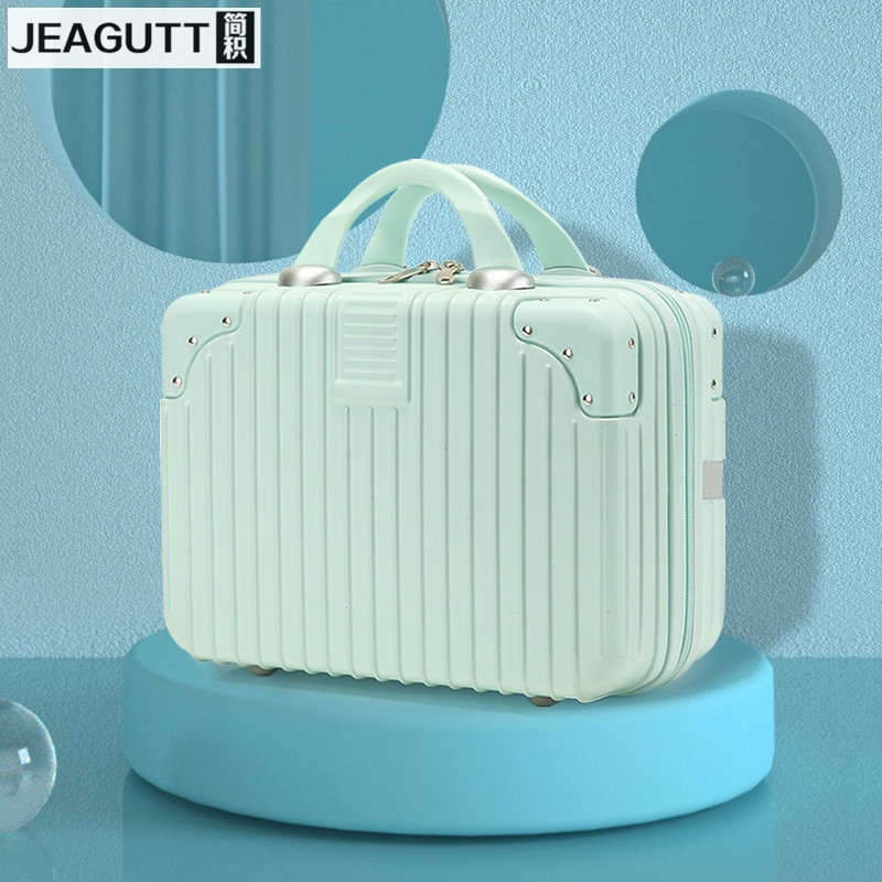 14寸手提箱化妆箱包小行李箱子16寸女轻便皮旅行箱迷你可爱收纳箱