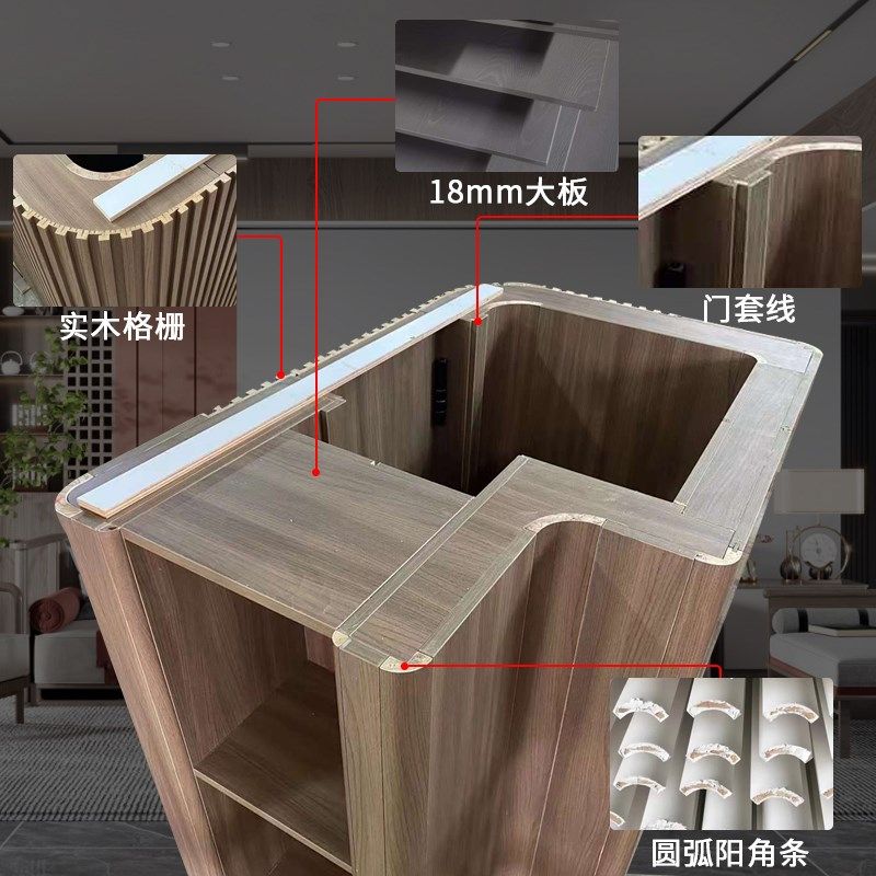 实木免漆板整张板材多层板包覆PVC膜集成墙板木饰面背景墙护墙板