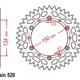 KX250 KLX300 450 大小齿 链齿轮 春风400 j650小齿 直销新品