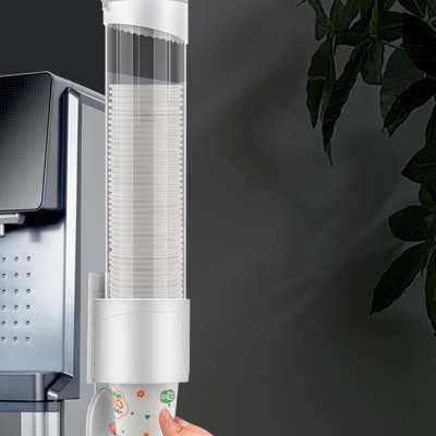 新品饮水机取杯器台式架磁吸置物架一次性水杯塑料杯胶杯纸杯架杯