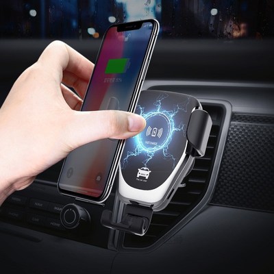 Fast Charging Wireless Charger Car Phone Holder for iPhone 8