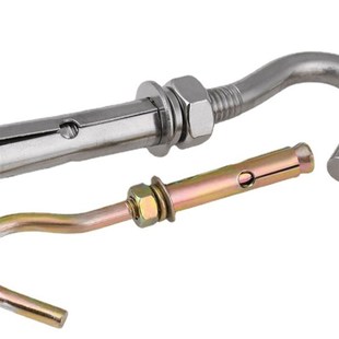 膨胀钩螺栓镀锌挂钩膨胀螺栓带钩胀栓桥梁工程不锈钢胀栓M8M10M12