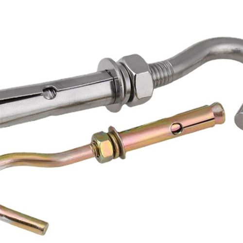 膨胀钩螺栓镀锌挂钩膨胀螺栓带钩胀栓桥梁工程不锈钢胀栓M8M10M12