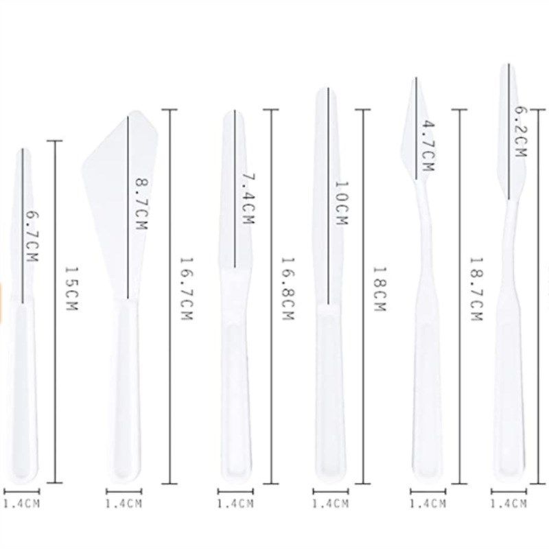 厂家直销5件套塑料调色刀刮刀 水I彩水粉油画刮刀调色工具,文具电教/文化用品/商务用品,调色板,淘宝优惠券,粉丝福利购,淘宝优惠卷