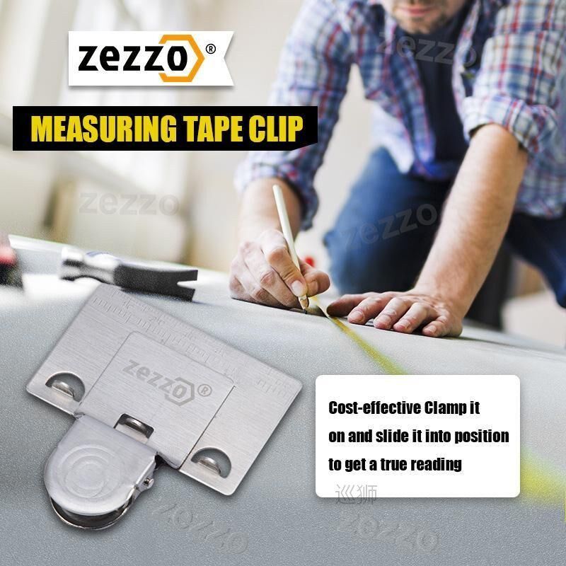 Zezzo Measuring Tape Clip Measure Precision Measuring Tool T - 实物图