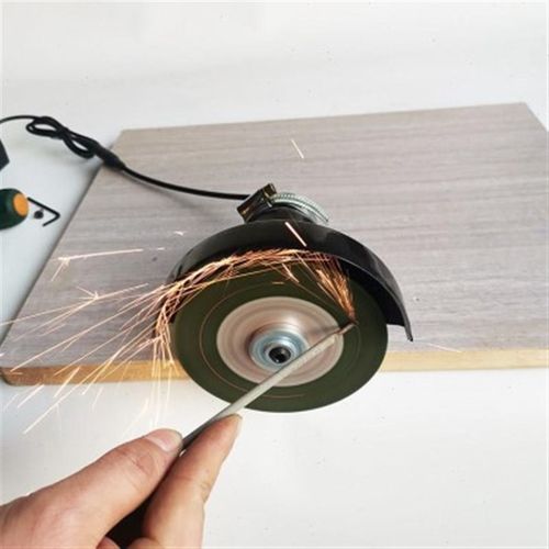 砂轮机打磨机家用小型切割金属磨刀迷你手工模型电锯多功能抛光机