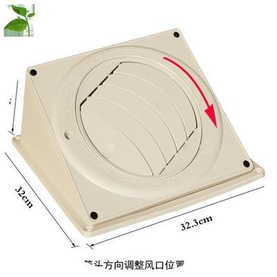 环保空调风口工业水冷风机管道专用风口百叶款底出风侧新款