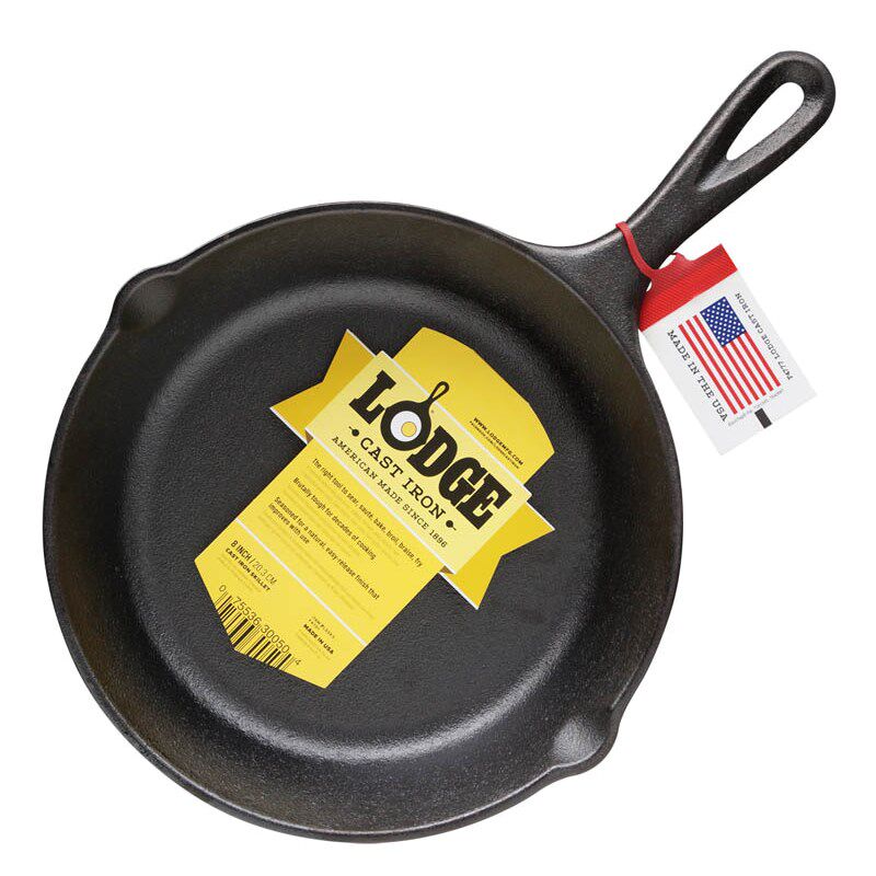 L洛极 美无涂层铸铁小煎锅y21cm 煎焗烘烤神器 L53